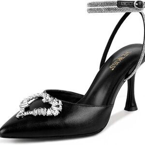 *Wetkiss* Black Heels Size 9 NWT